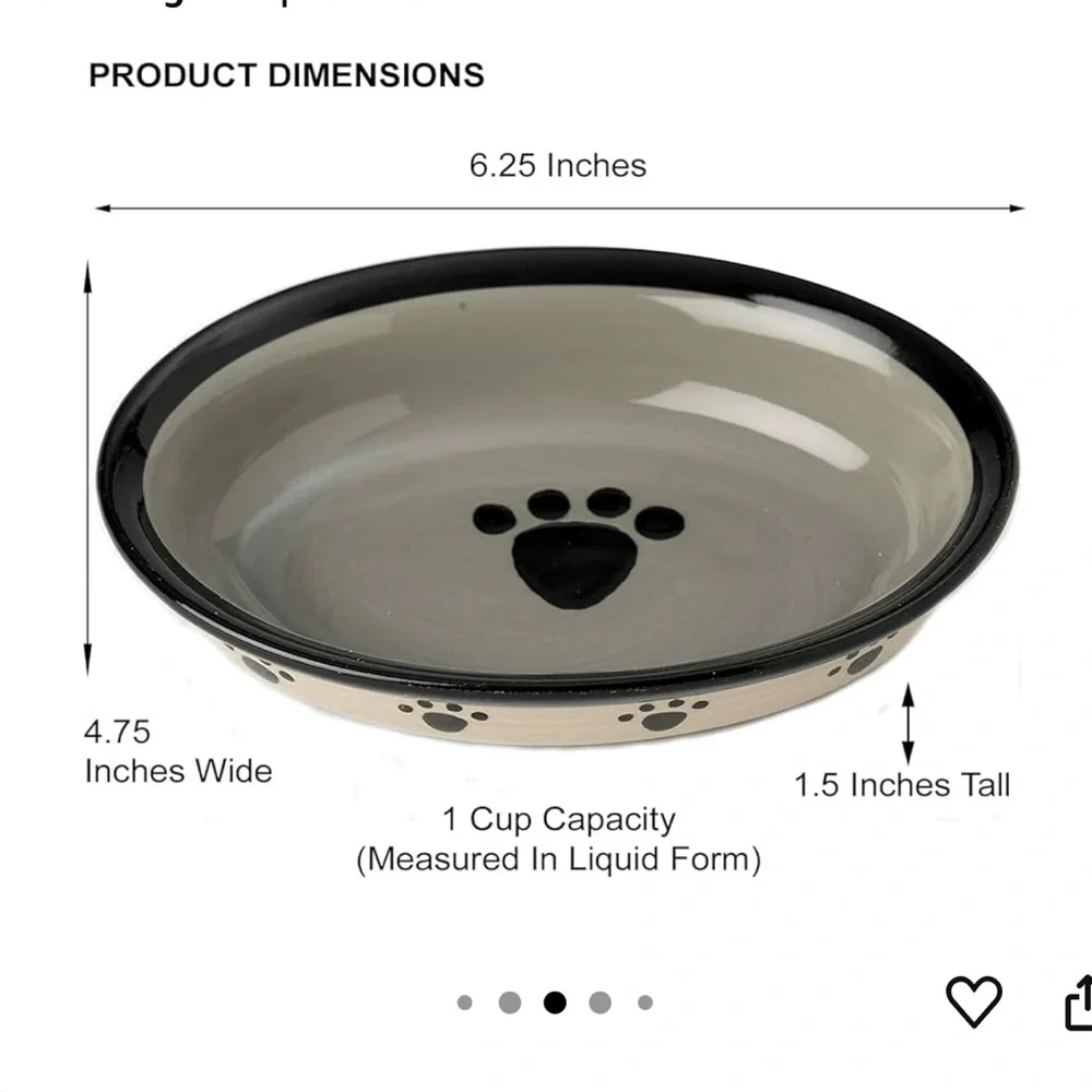 PetRageous Black and Gray Pet Bowl - bundle